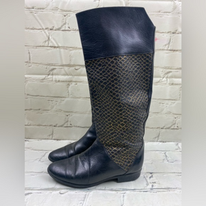 Vintage vogue‎ leather pull on boots